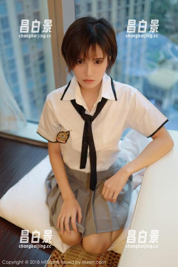 MFStar模范学院 - 厄，别小看这白衬衫，柳侑绮Sevenbaby在原图里可是凭借资源提前摆个高手的姿态！-昌白景