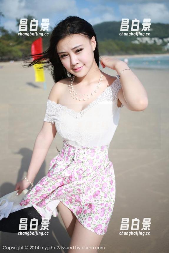 MyGirl美媛馆 - 没圣光，只有Flower朱可儿的水手服，直接上线，别有一番滋味。-昌白景