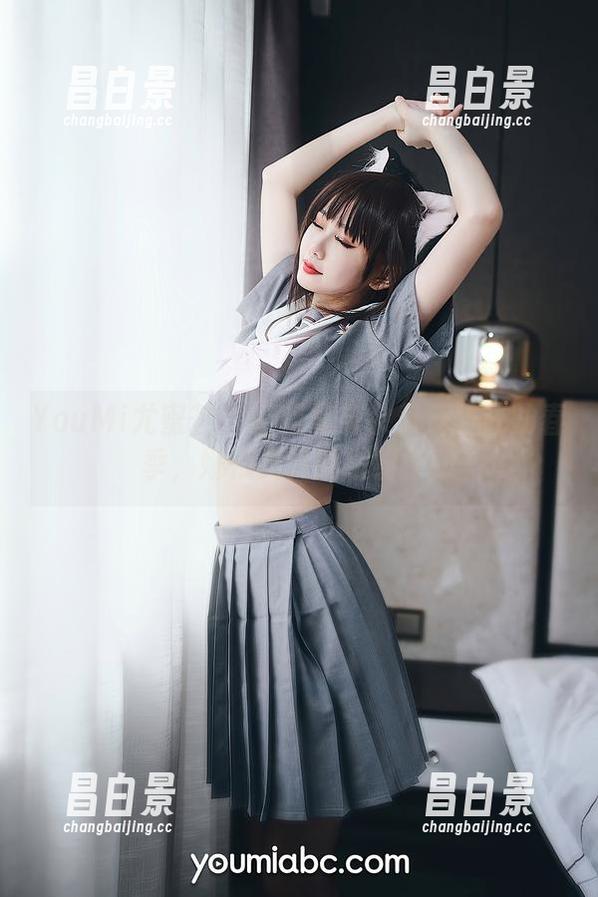 YouMi尤蜜荟 - 蜜蜜里夹杂着无圣光的春季，娜依灵儿的缤纷合集-昌白景