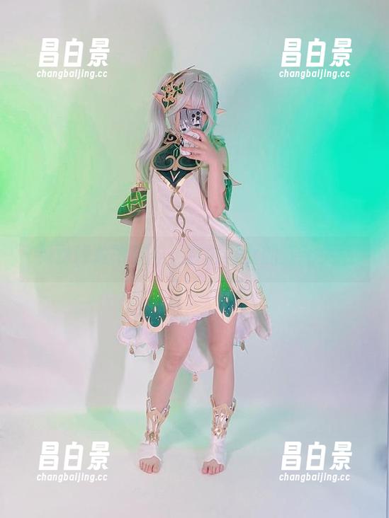 免费释放樱梨梨，甘雨修女的清新灵感-昌白景