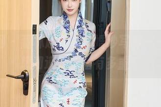 秀人网 - 董林越在线，婚纱写真——我只想知道这裙摆有多重！