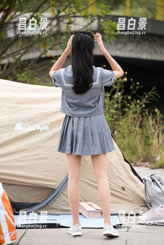魔镜街拍 - OL黑丝，婷婷的工作换装秀，美图一网打尽-昌白景